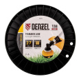 Denzel Леска для триммера квадрат, 2,7м х 138м, на DIN катушке FLEX CORD [96293]