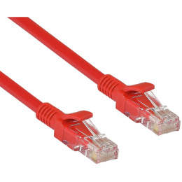 Патч-корд ExeGate UTP-RJ45-RJ45-C6-0,5M-RD, UTP, cat.6, 0,5м, красный EX282023RUS