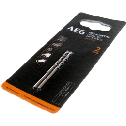 Сверло по металлу HSS-G (2 шт; 2х24х49 мм) AEG AAKHSSG02 4932479304