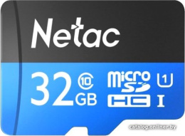 Карта памяти 32Gb Netac NT02P500STN-032G-S, SD Micro, SDHC Class 10, UHS-I U1