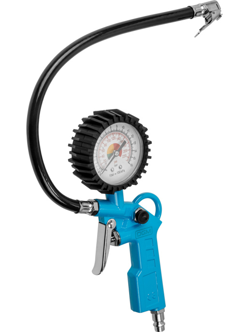 Пистолет для подкачки шин DGM TG10 с манометром DG4018-1