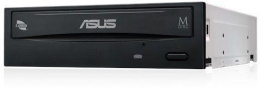 Оптический привод DVD-RW ASUS DRW-24D5MT/BLK/B/GEN no ASUS Logo, внутренний, SATA, черный, OEM