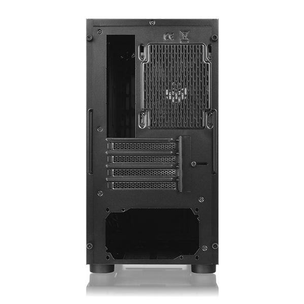 Корпус mATX THERMALTAKE Versa H17 window, Micro-Tower, без БП, черный [ca-1j1-00s1wn-00]