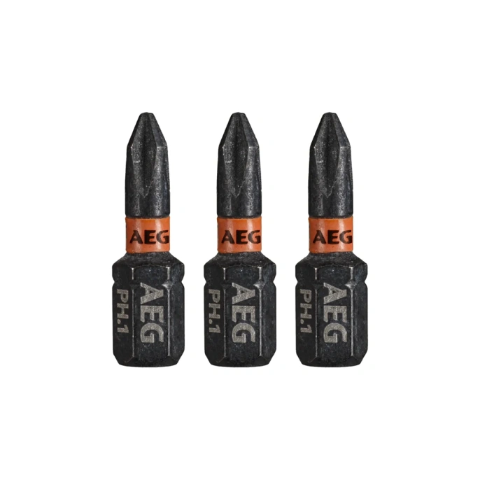 Биты ударные AAK253PH1 (3 шт; PH1; 25 мм) AEG 4932479167