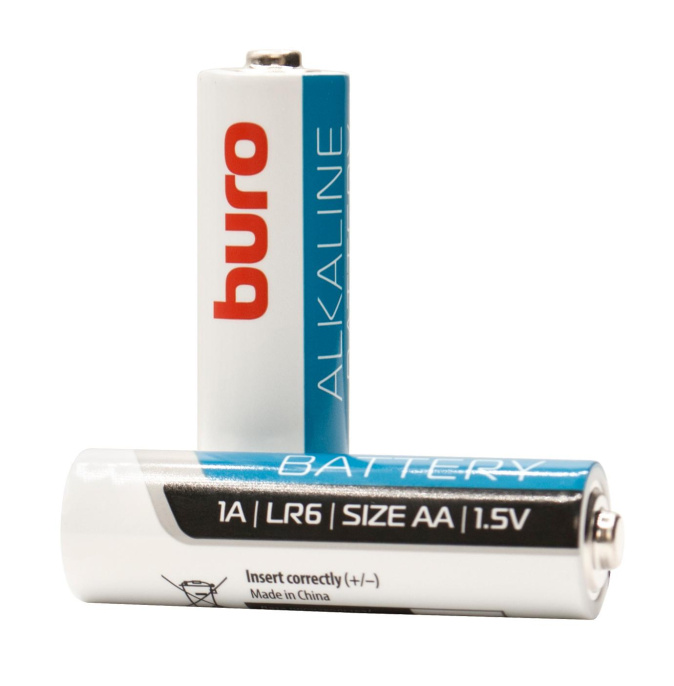 AA Батарейка Buro Alkaline LR6,  4 шт.