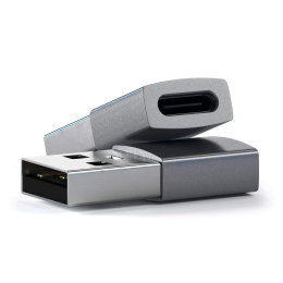 Адаптер Satechi USB Type-A to Type-C. Цвет серый космос. (ST-TAUCM)
