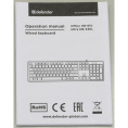 Клавиатура Defender Office HB-910 RU USB [45910] {Проводная, полноразмерная, черная} 045910