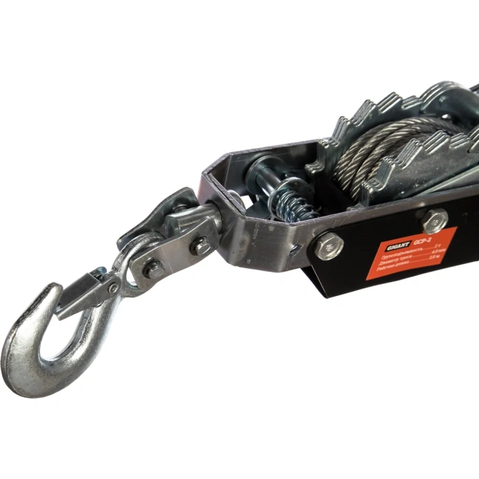 Рычажная лебедка 2т Gigant, Длина троса 2,8м, GCP-2