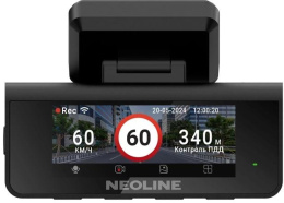 Видеорегистратор Neoline Argus черный 2160x3840 140гр. GPS Sigmastar SSG86296