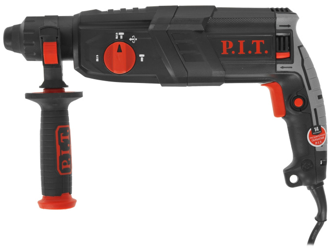 Перфоратор P.I.T. PBH28-C5 SDS-Plus электрический, горизонт, 1050Вт, 3.2 Дж, 3 режима, Ø 28 мм, 0-1100, кейс