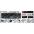 Клавиатура проводная DEFENDER HB-420 черный (USB, 107 клавиши) (45420)