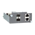 Интерфейсный модуль MOXA PM-7200-2GTXSFP с 2 10/100/1000BaseT X или 1000BaseSFP портами