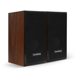 Акустическая система 2.0 ExeGate Tango 312 питание USB, 2х3Вт 6 Вт RMS , 80-20000Гц, темное дерево, Color Box EX287058RUS