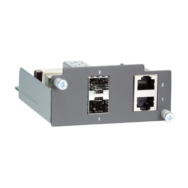 Интерфейсный модуль MOXA PM-7200-2GTXSFP с 2 10/100/1000BaseT X или 1000BaseSFP портами
