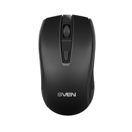 Беспроводная мышь Sven RX-220W чёрная 3+1кл. 800-1600DPI, блист SV-016227