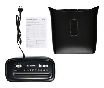 Уничтожитель бумаг Buro Home BU-S506C,  P-4,  4х36 мм, 5 лист. одновременно, 12л