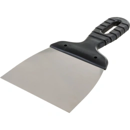 Шпательная лопатка Gigant 100 мм из нержавеющей стали с пластиковой ручкой SPT 005 (Россия)
