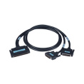 Кабель Advantech PCL-10251-2E интерфейсный SCSI-100 to 2*SCSI-50 Shielded Cable, 2m, P.V.C. jacket 100-Pin to two 50-Pin SCSI Cable, Half pitch 100 pin: Male gold flash contacts, black insulator, 25 twist pairs tinned and strand copper wire with drain wi
