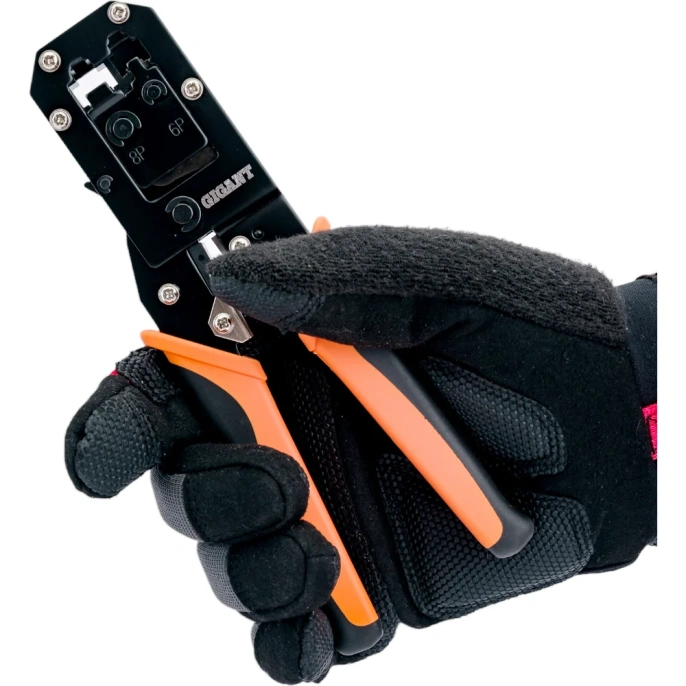 Кримпер для обжима телефонных и компьютерных клемм Gigant RJ11, RJ12, RJ45 GCCT-1