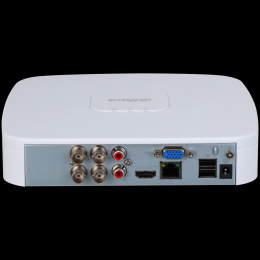 DAHUA DH-XVR5104C-I3/T 4-канальный HDCVI-видеорегистратор с FR HDCVI, AHD, TVI, IP, CVBS; ; IP-каналы: до 6 каналов до 6Мп; 1 SATA III до 16Тбайт; видеоаналитика: 1 HDMI, 1 VGA;