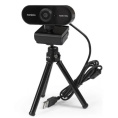 Веб-камера широкоугольная ExeGate Stream C925 Wide Full HD T-Tripod 2Мп, 1920х1080, 1080P,30fps, защитная шторка, телескопический штатив Tripod Tele Ball, фиксированный фокус, широкоугольный 4-линзовый объектив 79°, микрофон с шумоподавлением, универсаль