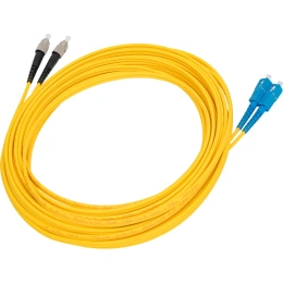 Оптический патч-корд REXANT (SM), 9/125 (OS2), SC/UPC-FC/UPC, (Duplex), 3 мм, LSZH, 10 м 50-2857-2