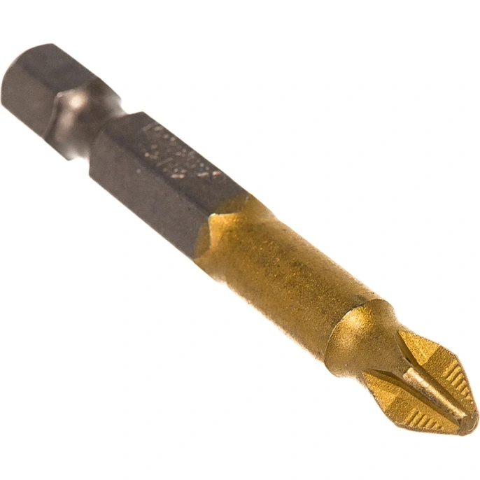 Бита магнитная Philips (2 шт; 50 мм; Ph2; 1/4; titan) МастерАлмаз 10501014