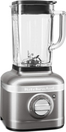 Блендер стационарный KitchenAid Блендер Artisan со стеклянным стаканом 1.4 л, серебряный медальон (5KSB4026EMS)