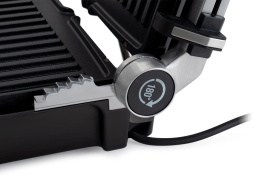 Электрогриль DOMFY Metal DSM-EG502, черный и серебристый