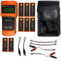 Кабельный тестер с измерением длины, 8 ответных частей LANMASTER LAN-PRO-L-8R