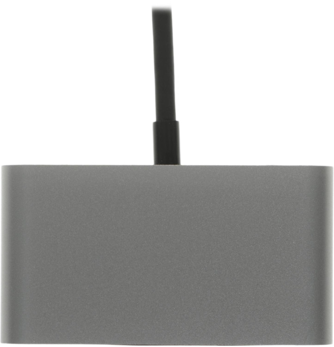 Хаб разветвитель PALMEXX серебристый [px/hub usbc-hdmi-vga-usbc]