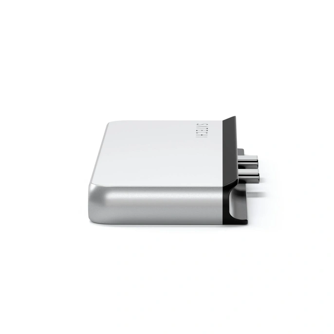 Хаб двойной Satechi Dual USB-C Hub For Surface Pro 9. Цвет: серебристый (ST-HSP9P)