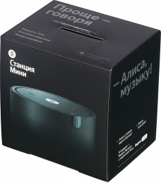 Умная колонка Яндекс Станция Мини SPEAKER MINI 2.0 Черная BLACK YNDX-00021K YANDEX