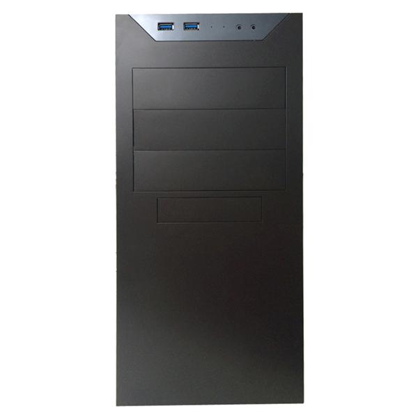 корпус MidiTower Powerman BA833 Black ____ U3.0*2+A HD ATX, mATX без блока питания 6191212
