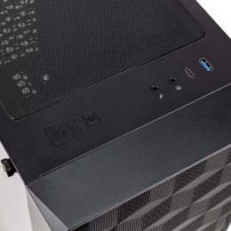 Корпус ATX HIPER BH34-1, Midi-Tower, без БП, черный