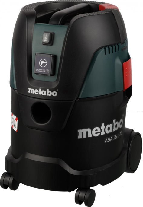 Строительный пылесос METABO ASA 25 L PC,  зеленый [602014000]