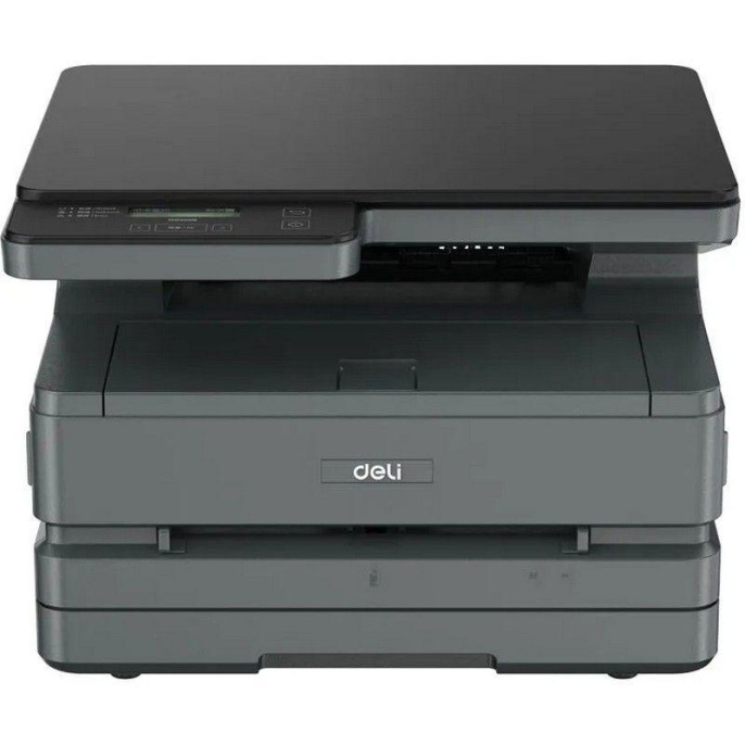 МФУ DELI M3100DN лазер. монохр. A4, 1200x1200dpi, перв.стр.8.5 сек., печ.31 стр./мин., двуст.16 листов/мин., мес.нагр.рек/макс 500-2500 стр./30000 стр., вх.лот 250л., вых.лот 100л., копир. 31 стр./мин., копир.ID карт, двухстрочн. ЖК-дисплей, 360 МГц, 128