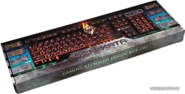 Клавиатура KGK-15U BLACK Dialog Gan-Kata - игровая с подсветкой, USB, черная