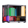 Корпус без блока питания Case JONSBO D32 PRO, Mini-Tower, TG, no fan, 2xUSB-A 3.2 + 1xUSB-C 3.2, mATX, mDTX, mITX Black (D32 PRO BLACK)