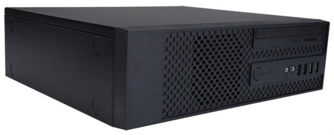 Slim Case InWin CK709BL w/o PSU U3*2+U2*2+A HD +FAN+ intrusion switch [6143979]