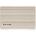 Внешний накопитель Samsung T7 Shield 1TB MU-PE1T0K/WW (бежевый), USB-C, запись - 1000МБ/с, чтение - 1050МБ/с