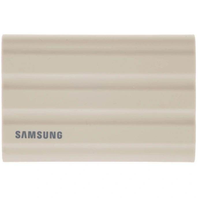 Внешний накопитель Samsung T7 Shield 1TB MU-PE1T0K/WW (бежевый), USB-C, запись - 1000МБ/с, чтение - 1050МБ/с
