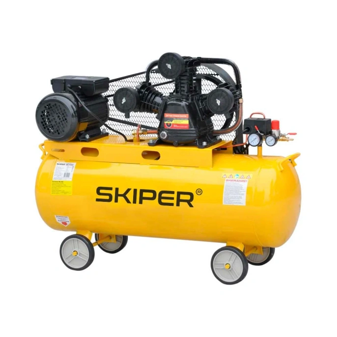 Воздушный компрессор SKIPER IBL3100A до 600 л/мин, 8 атм, 100 л, 230 В, 3 кВт 00-00011087