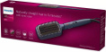 Расческа-выпрямитель Philips BHH885/00, черный и фиолетовый