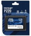 SSD накопитель Patriot P220 P220S128G25 128ГБ, 2.5", SATA III, SATA