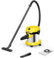 Строительный пылесос Karcher WD 2 Plus S V-15/4/18, желтый [1.628-050.0]
