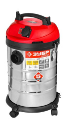 Строительный пылесос ЗУБР ПУ-30-1400 М3,  серый