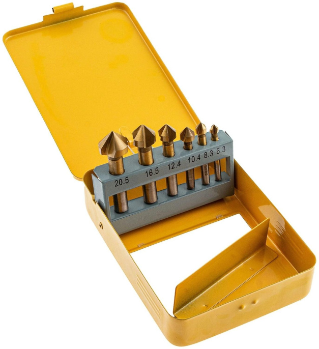 Набор оснастки Denzel 72313 по металлу 6пред. для дрелей