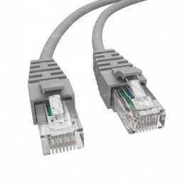 Патч-корд NTSS NTSS-PC-UTP-RJ45-5e-0.2-LSZH-GY UTP RJ-45 вил.-вилка RJ-45 кат.5E 0.2м серый LSZH 26AWG