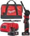 Ленточная шлифмашина Milwaukee M12 FBFL13-402B 4933480961 питание: аккумулятор 12 В , частота вращения на холостом ходу: от 7200 до 14500 об/мин, скорость движения ленты: 1105 м/мин, длина рабочей поверхности: 457 мм, ширина рабочей поверхности: 13 мм